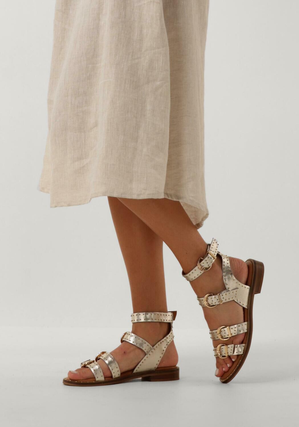 gouden bronx sandalen thrill 84997 mml