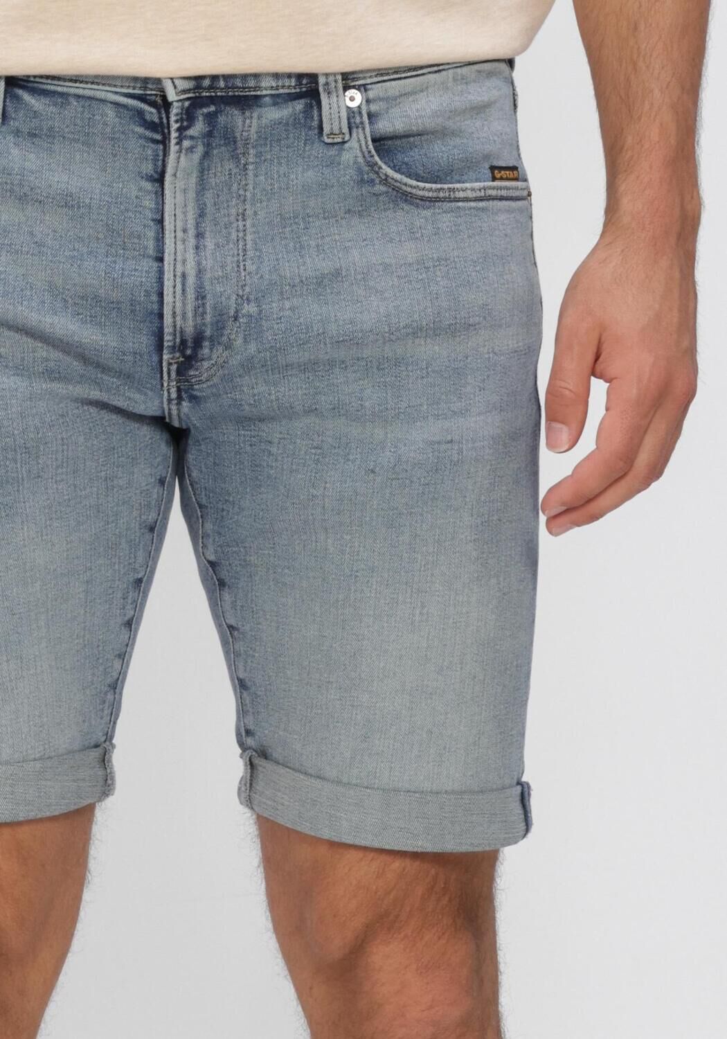 Blauwe G-STAR RAW Shorts 3301 SLIM SHORT - large