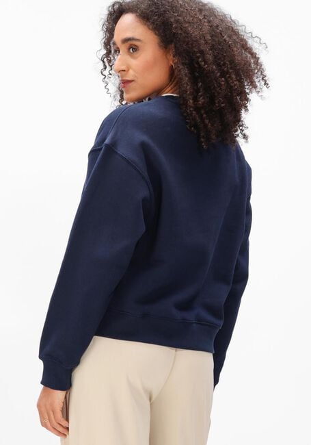 Donkerblauwe TOMMY JEANS Tops & T-shirts TJW BXY TOMMY APPLIQUE CREW - large