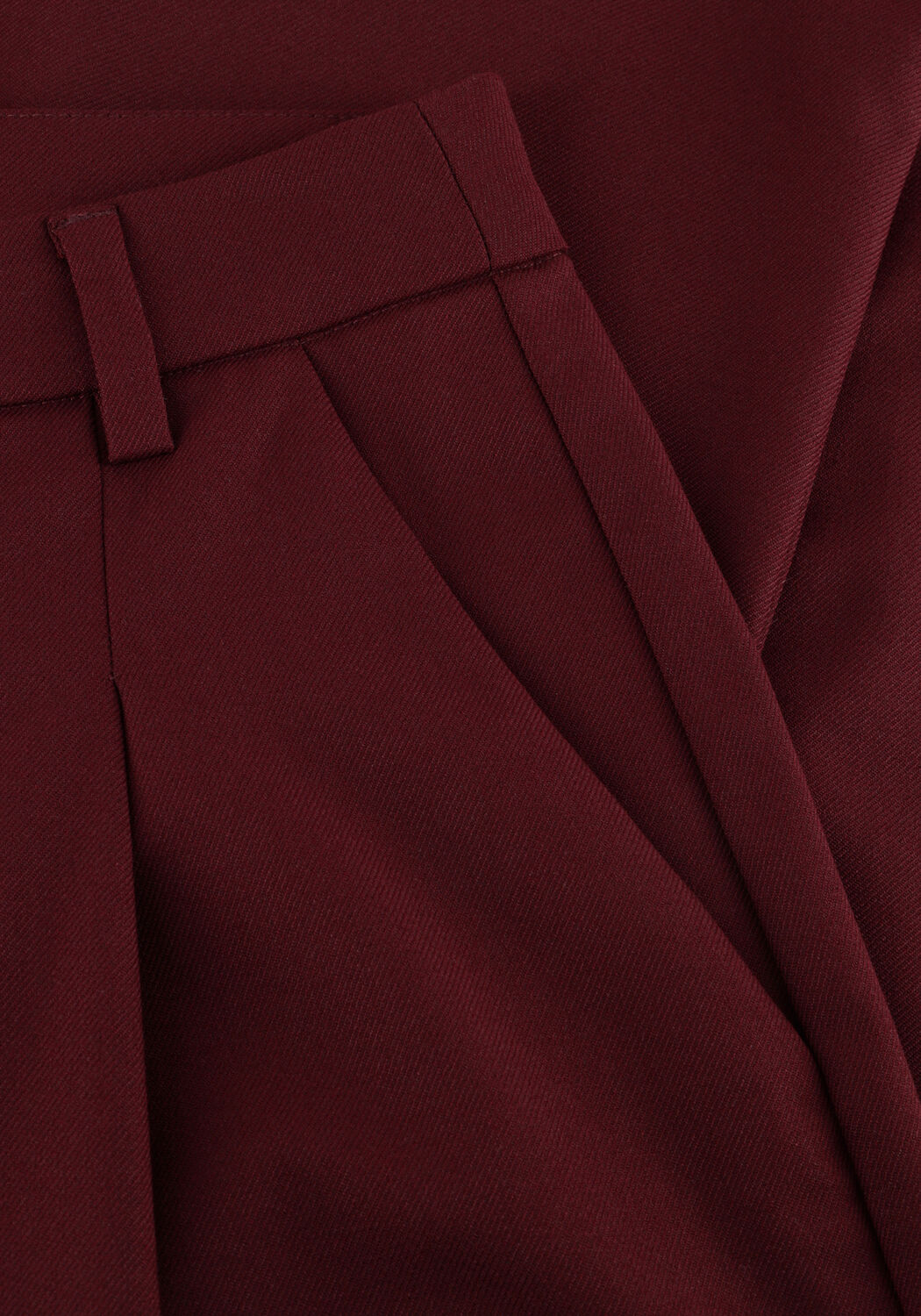 Bordeaux GESTUZ Wijde broek GZPAULA MW PANTS - large