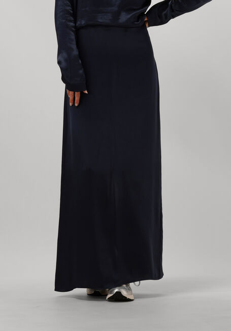 Donkerblauwe MODSTRÖM Midirok KINDLEMD SKIRT - large