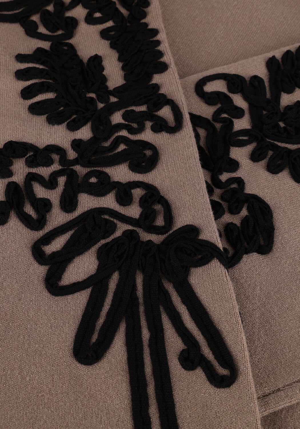 Beige OBJECT Trui OBJJOANA L/S KNIT PULLOVER - large