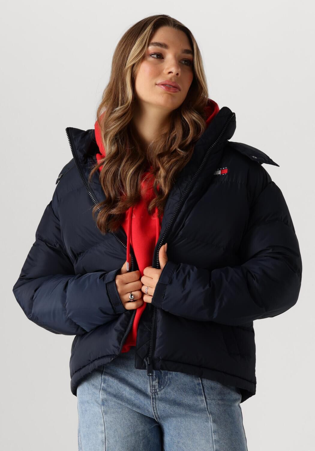 TOMMY JEANS Dames Jassen Tjw Alaska Puffer Ex Blauw