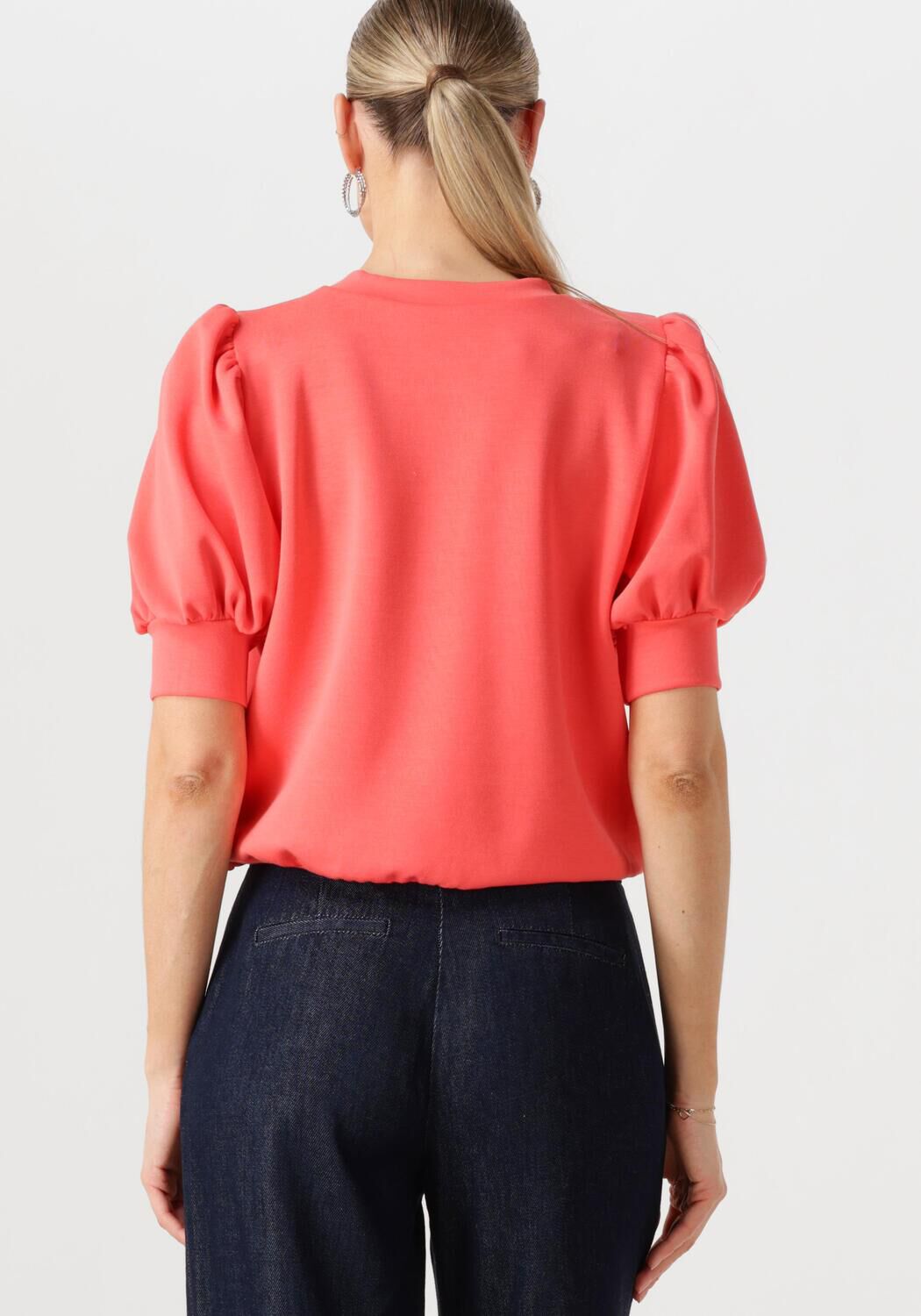 MINUS Dames Truien & Vesten Livana T-shirt Koraal