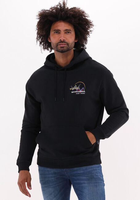 Zwarte WOODBIRD Sweater DASH MOUNTAINEER HOODIE - large