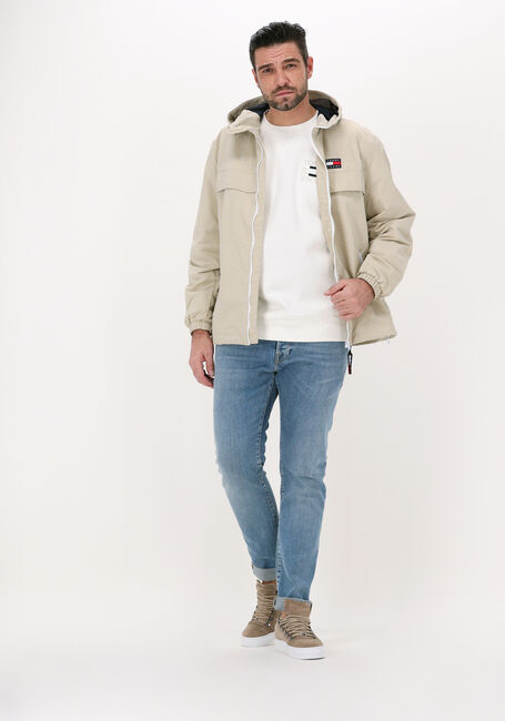 Beige TOMMY JEANS Jack TJM CHICAGO WINDBREAKER - large