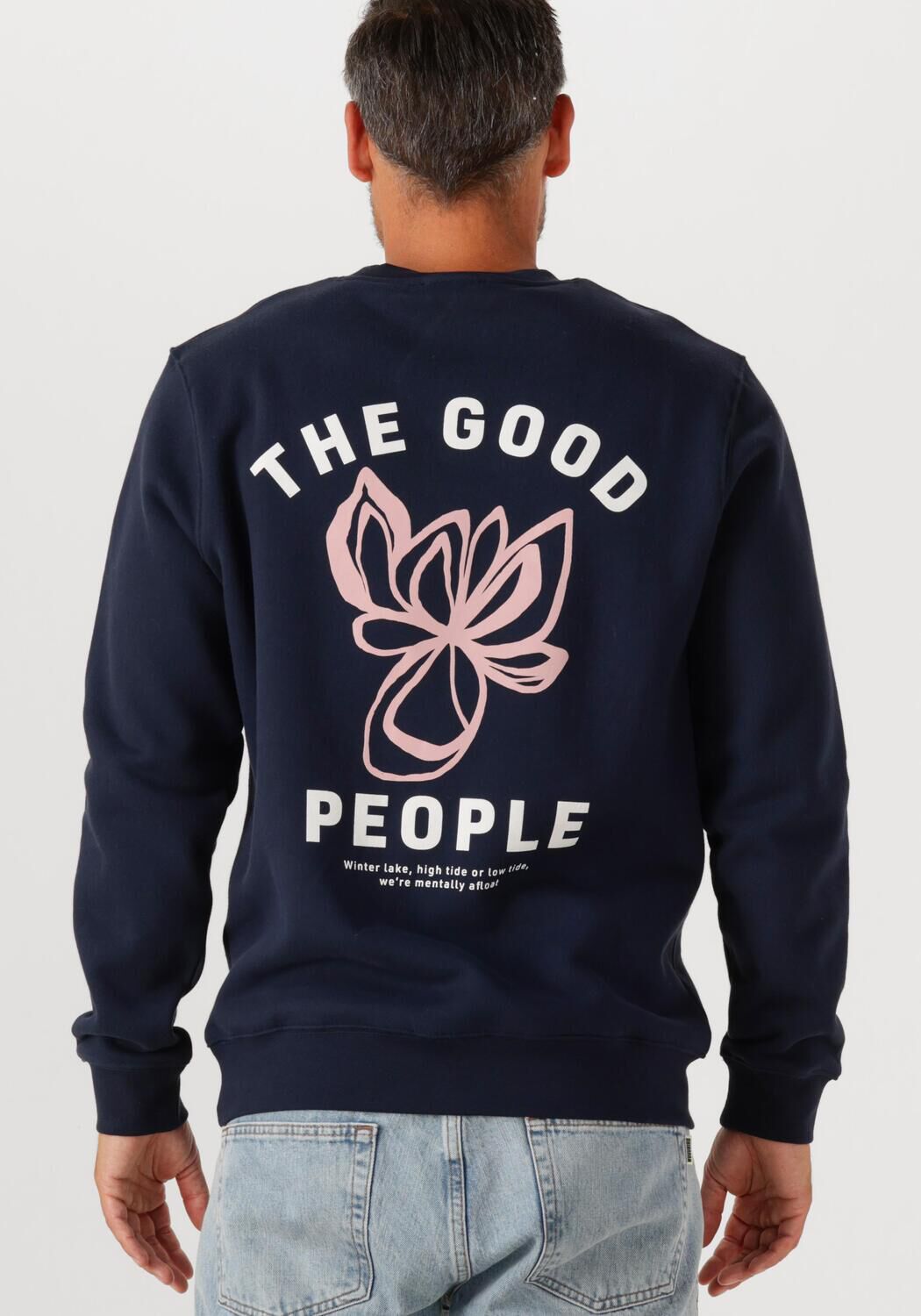 THE GOODPEOPLE Heren Truien & Vesten Lito Donkerblauw