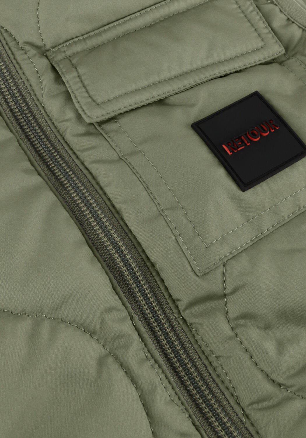 Groene RETOUR Bodywarmer BOYD - large