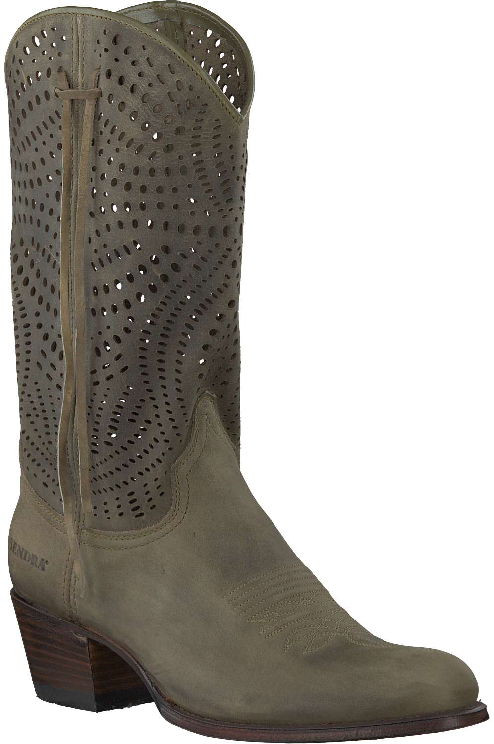 Groene SENDRA Lange laarzen 12600 | Omoda Groene SENDRA Lange laarzen 12600 | Omoda