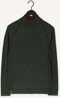 Olijf CAST IRON Trui MOCK NECK TECH MERINO Olijf CAST IRON Trui MOCK NECK TECH MERINO - medium