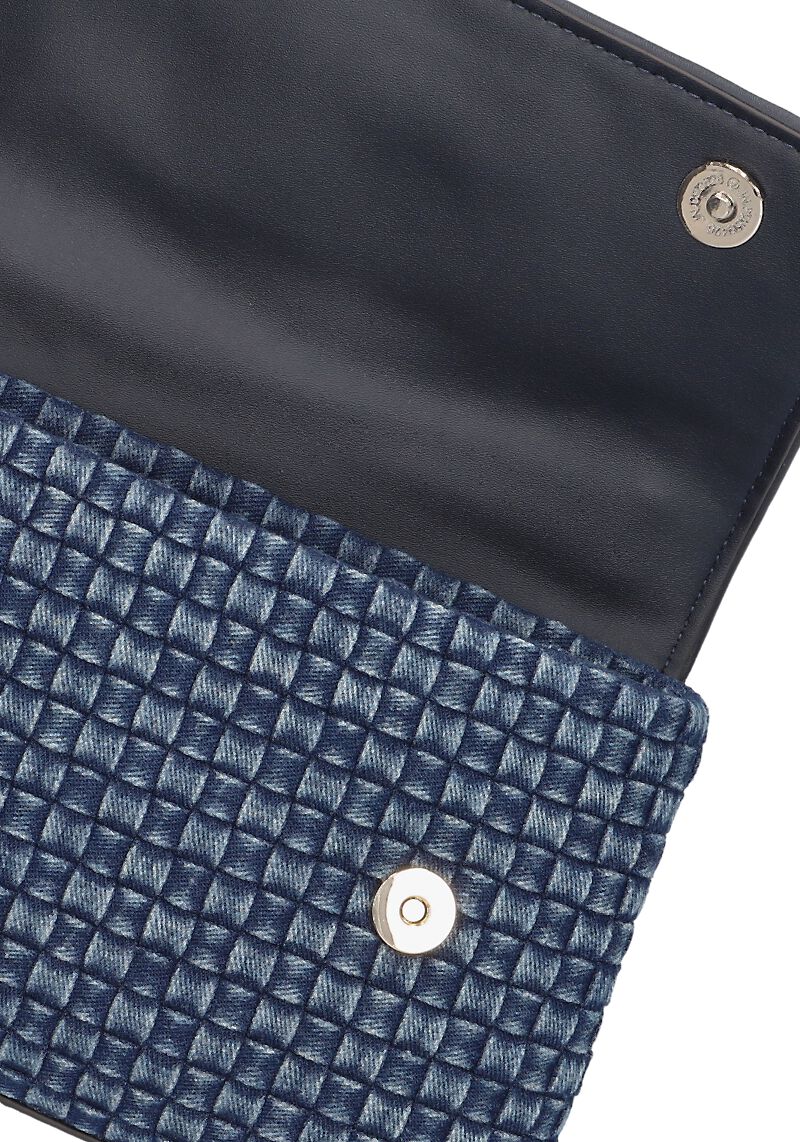 GUESS Dames Schoudertassen Majka Crossbody Flap Blauw