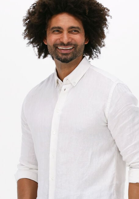 Gebroken wit SELECTED HOMME Casual overhemd SLHREGKYLIAN-LINEN SHIRT - large