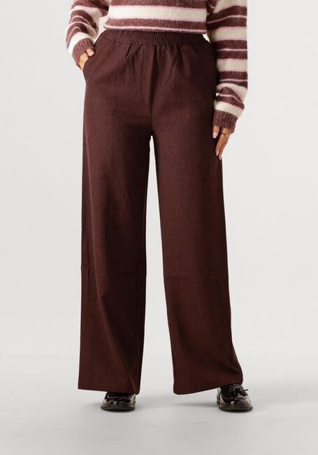 Bruine YDENCE Wijde broek PANTS YADE - large