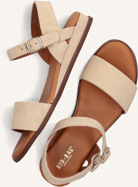 Beige RED-RAG Platte sandalen 79370 Beige RED-RAG Platte sandalen 79370 - large