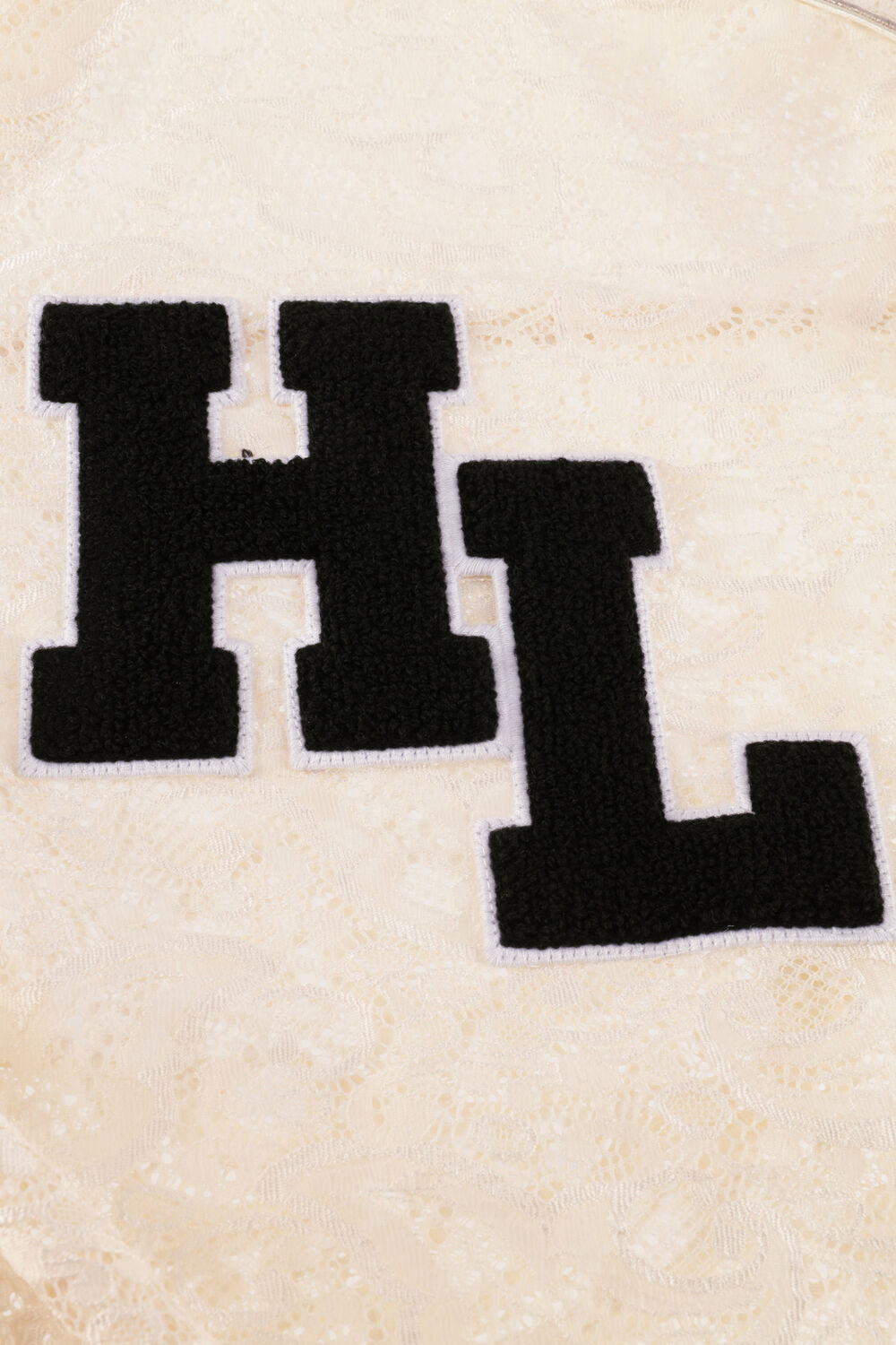 Creme HAUTE L'AMITI&Eacute; Top COURT LACE TEE - large