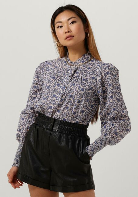 Blauwe NEO NOIR Blouses KARINA BOTANICAL BLOUSE - large