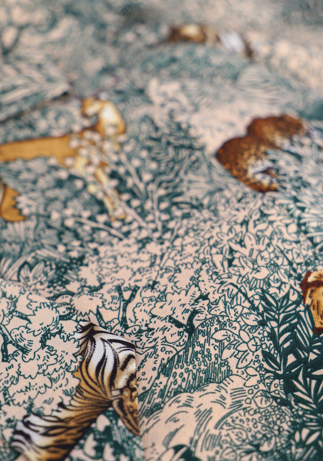 Zwarte SUMMUM Blouses TOP PRINT ANIMALS - large