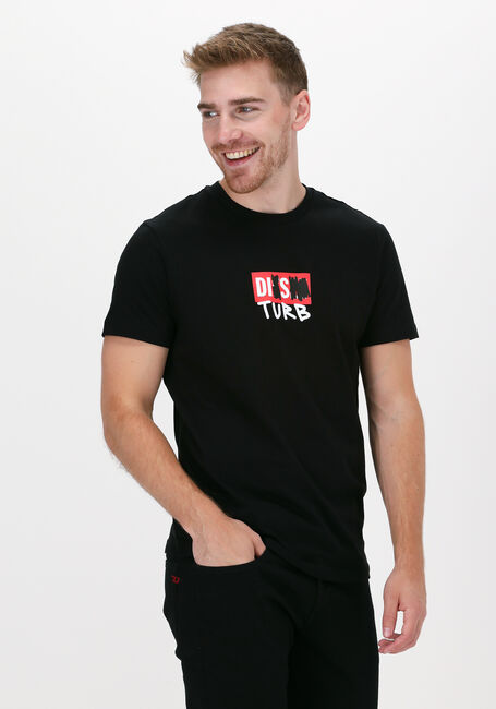 Zwarte DIESEL T-shirt T-DIEGOS-B10 - large