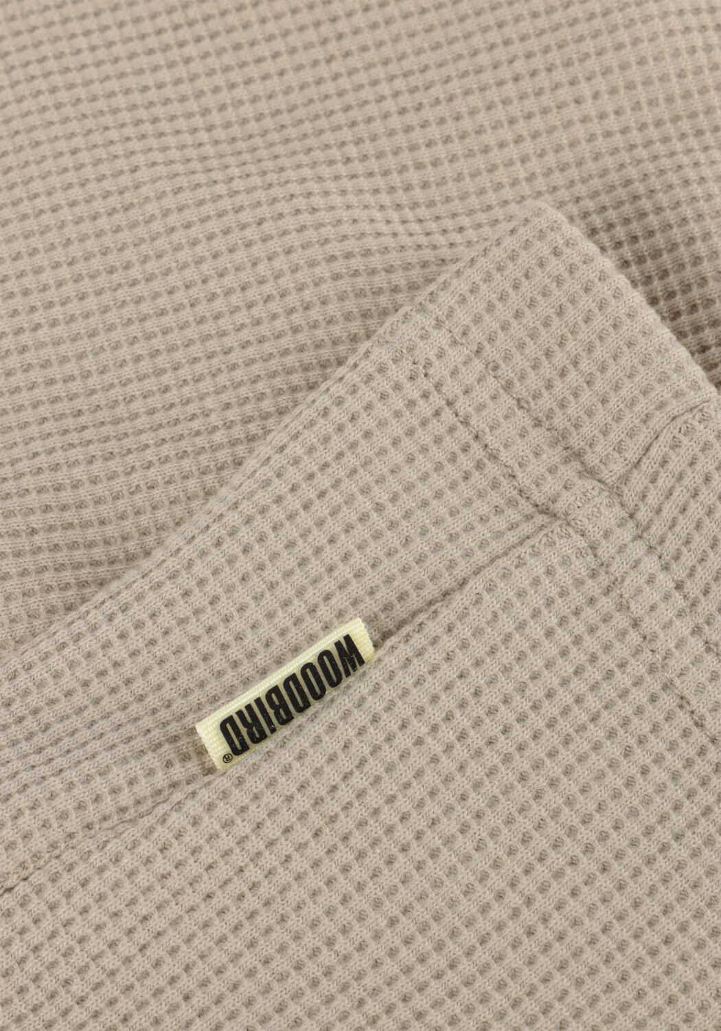 Beige WOODBIRD Korte broek WBBEN WAFFEL SHORTS - large