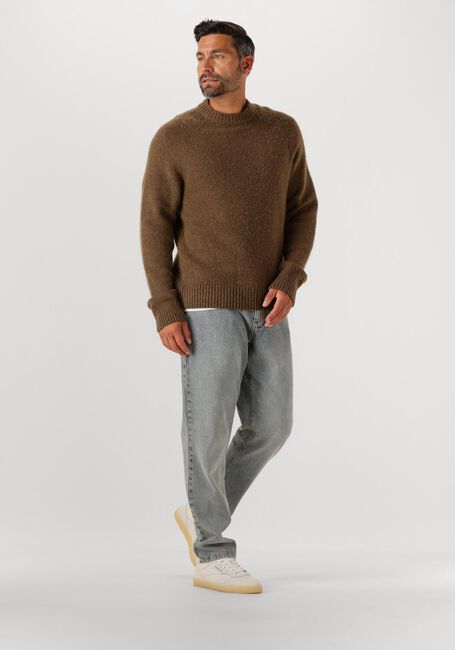 Bruine LES DEUX Trui GILBERT CREWNECK KNIT - large