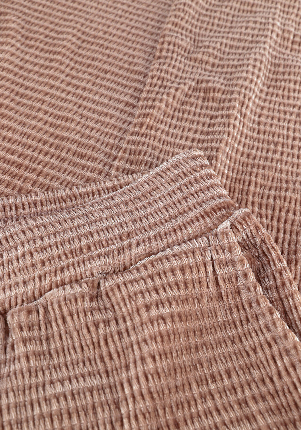 Roze ANOTHER LABEL Flared broek RIVOLI PANTS - large