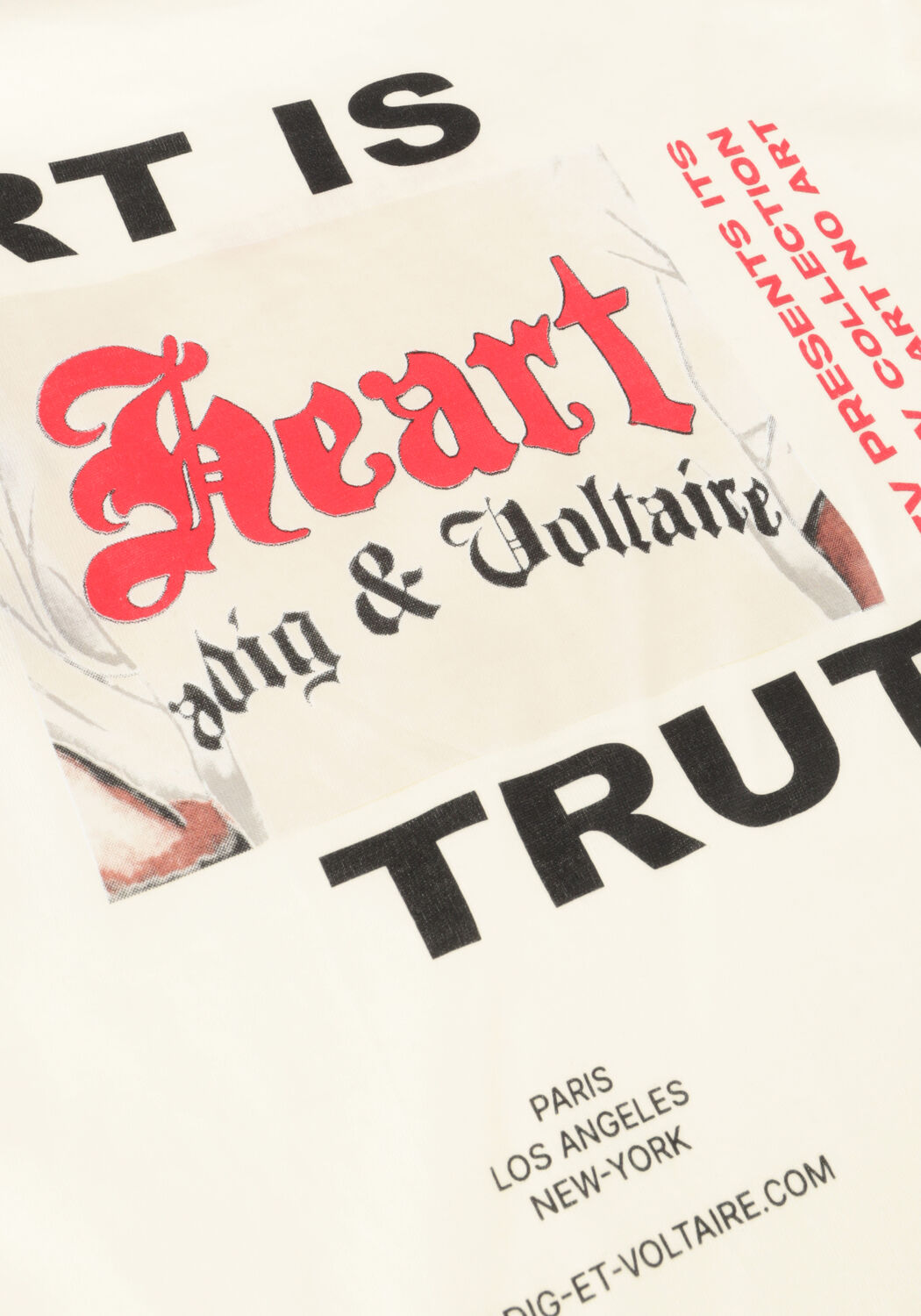 Ecru ZADIG & VOLTAIRE T-shirt X60090 - large