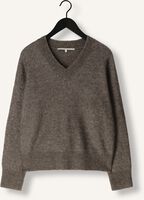 Bruine SECOND FEMALE Trui BROOK KNIT LOOSE V-NECK Bruine SECOND FEMALE Trui BROOK KNIT LOOSE V-NECK - medium