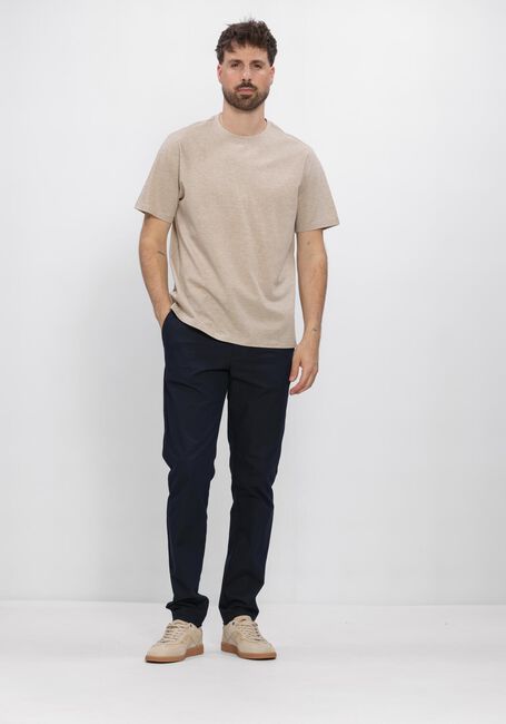 Beige PROFUOMO T-shirt T-SHIRT CREW NECK MERCERIZED STRETCH PIQUE - large