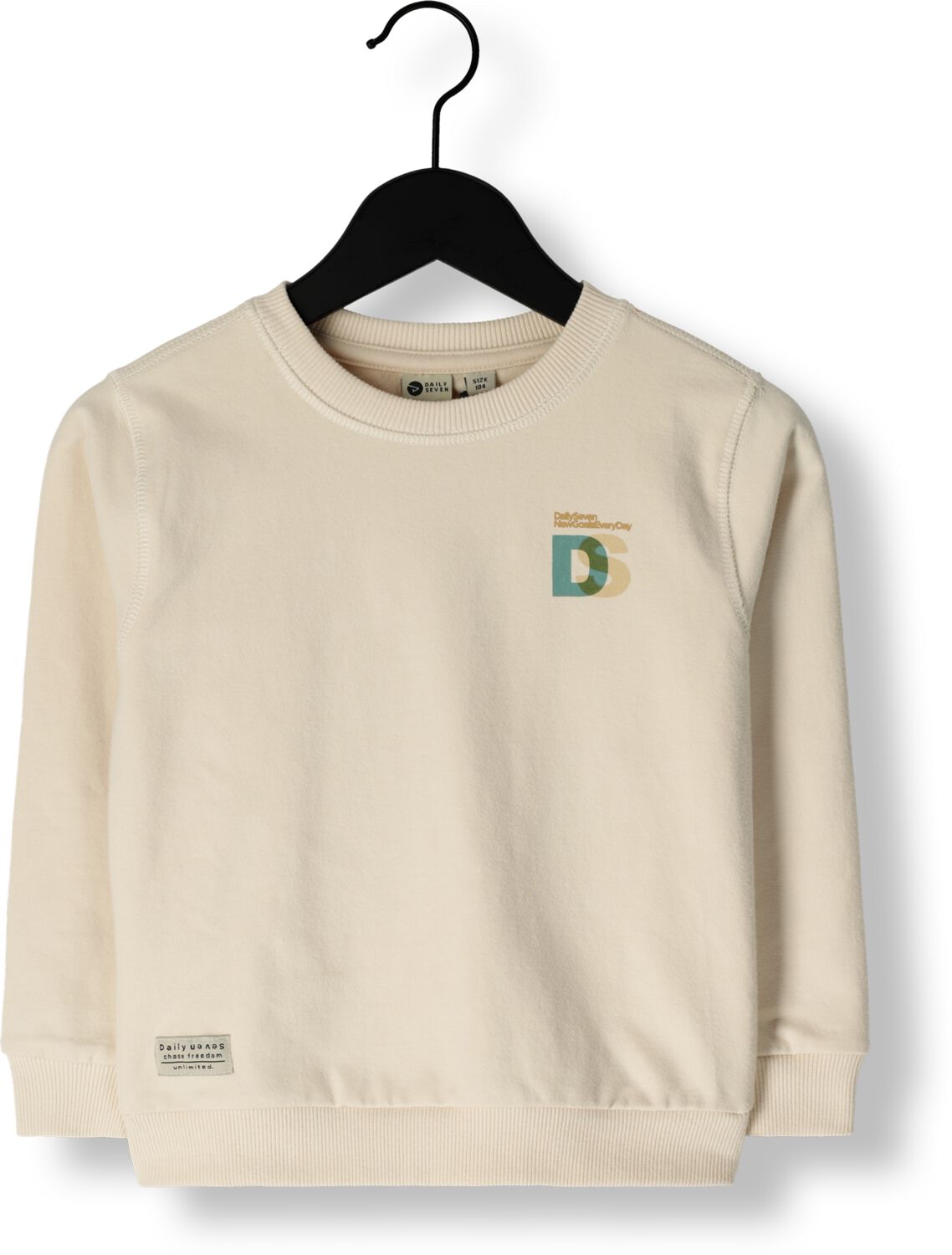 DAILY7 Jongens Truien & Vesten Sweater Backprint Ds Zand