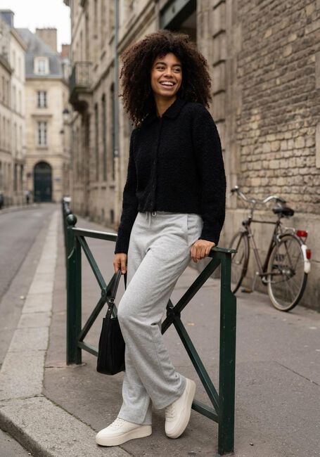 Grijze KNIT-TED Joggingbroek NADA - large
