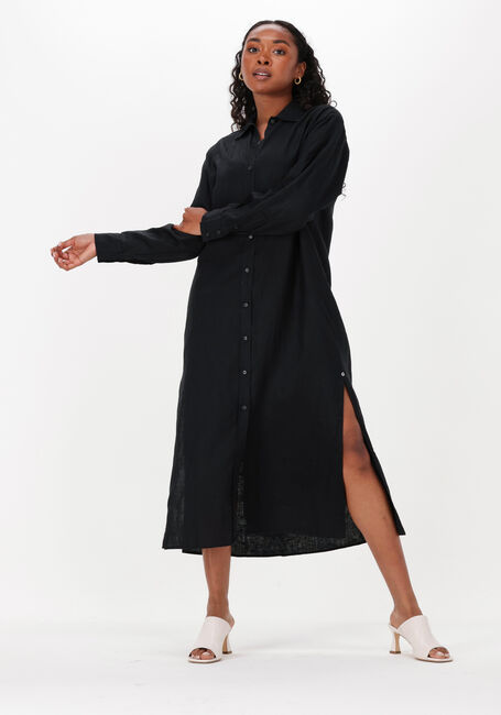 Zwarte OTTOD'AME Midi jurk ABITO DA4528 - large