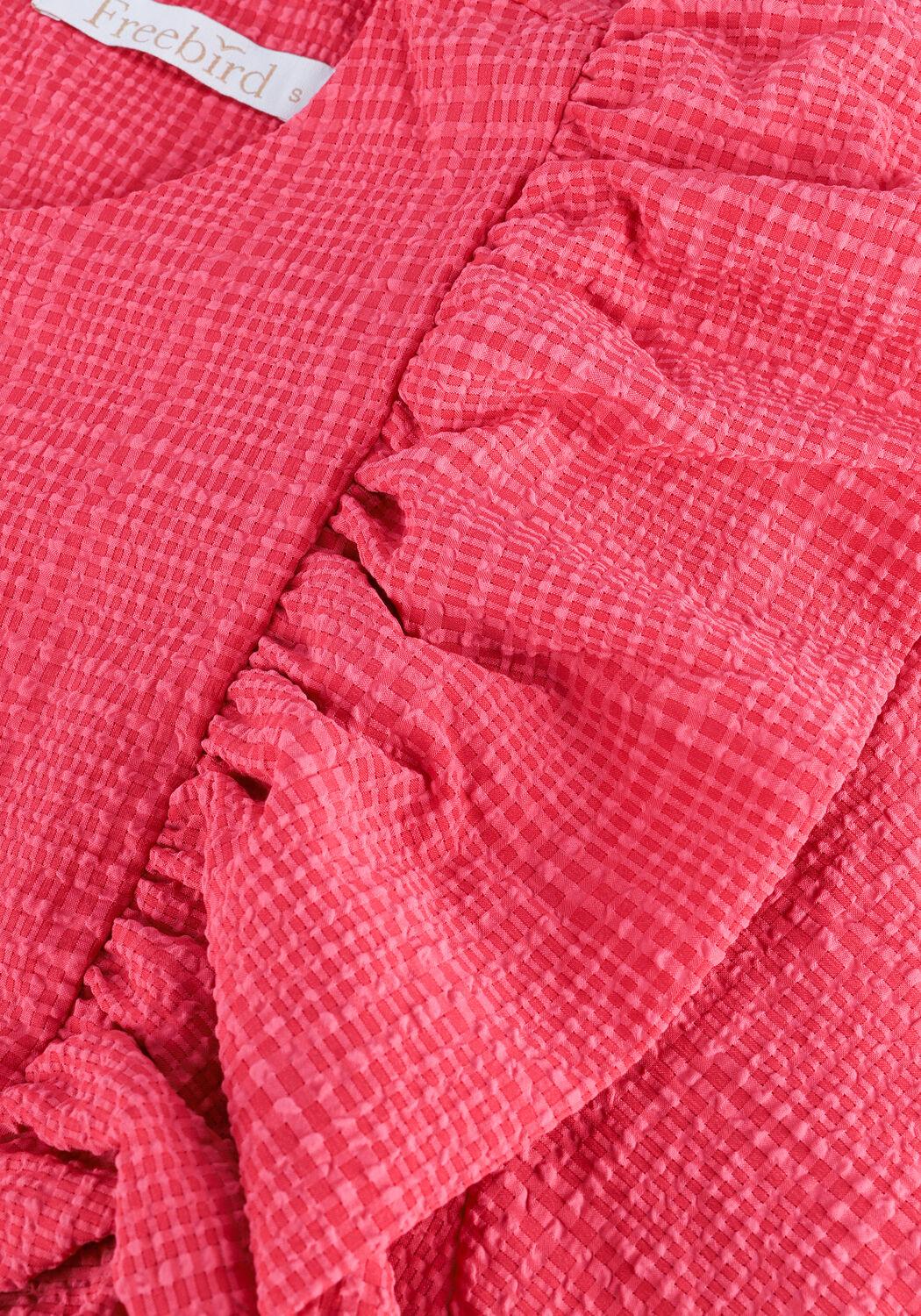 Koraal FREEBIRD Mini jurk LESLIE - large