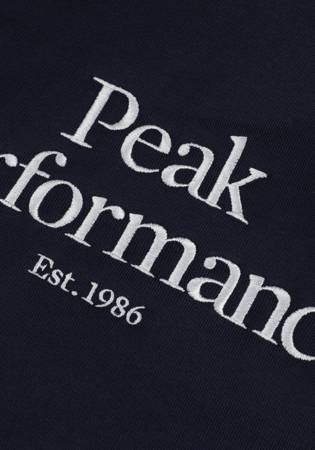 Blauwe PEAK PERFORMANCE Sweater ORIGINAL HOOD - large