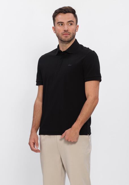Zwarte LACOSTE Polo REGULAR FIT COTTON BLEND POLO SHIRT - large