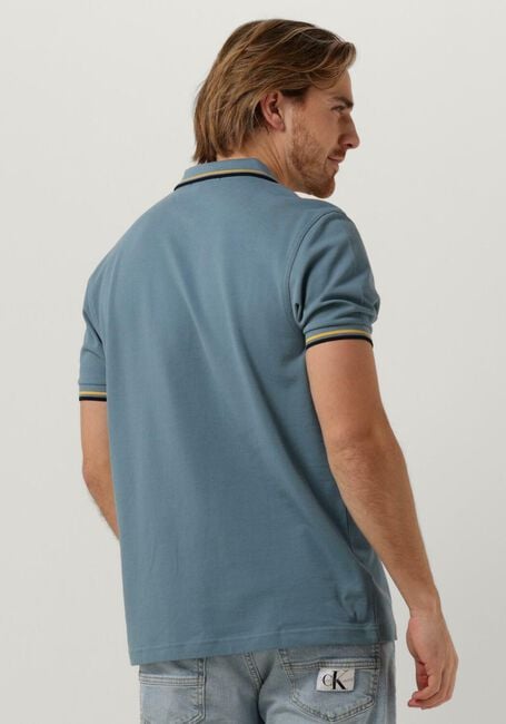 Lichtblauwe FRED PERRY Polo TWIN TIPPED FRED PERRY SHIRT - large