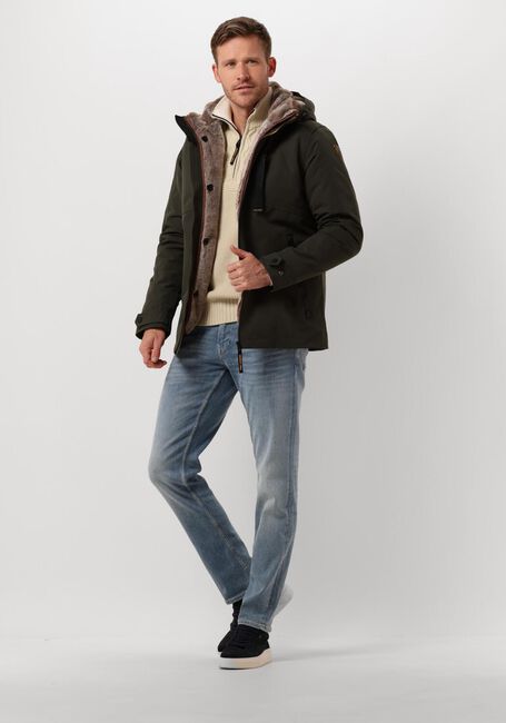 Groene PME LEGEND Parka's SEMI LONG JACKET SNOWPACK TRAIL RIPSTOP - large