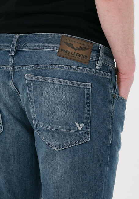 Blauwe PME LEGEND Slim fit jeans TAILPLANE AUTHENTIC MID WASH - large