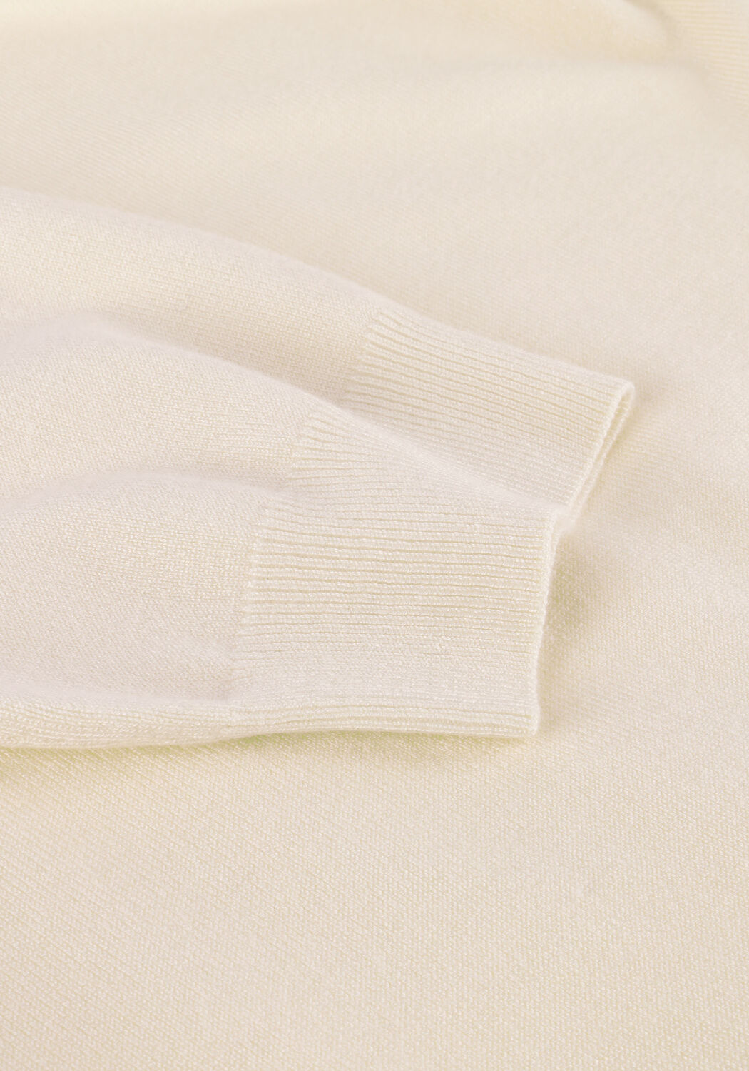 Ecru SUMMUM Top SHORT SLEEVE SWEATER - large