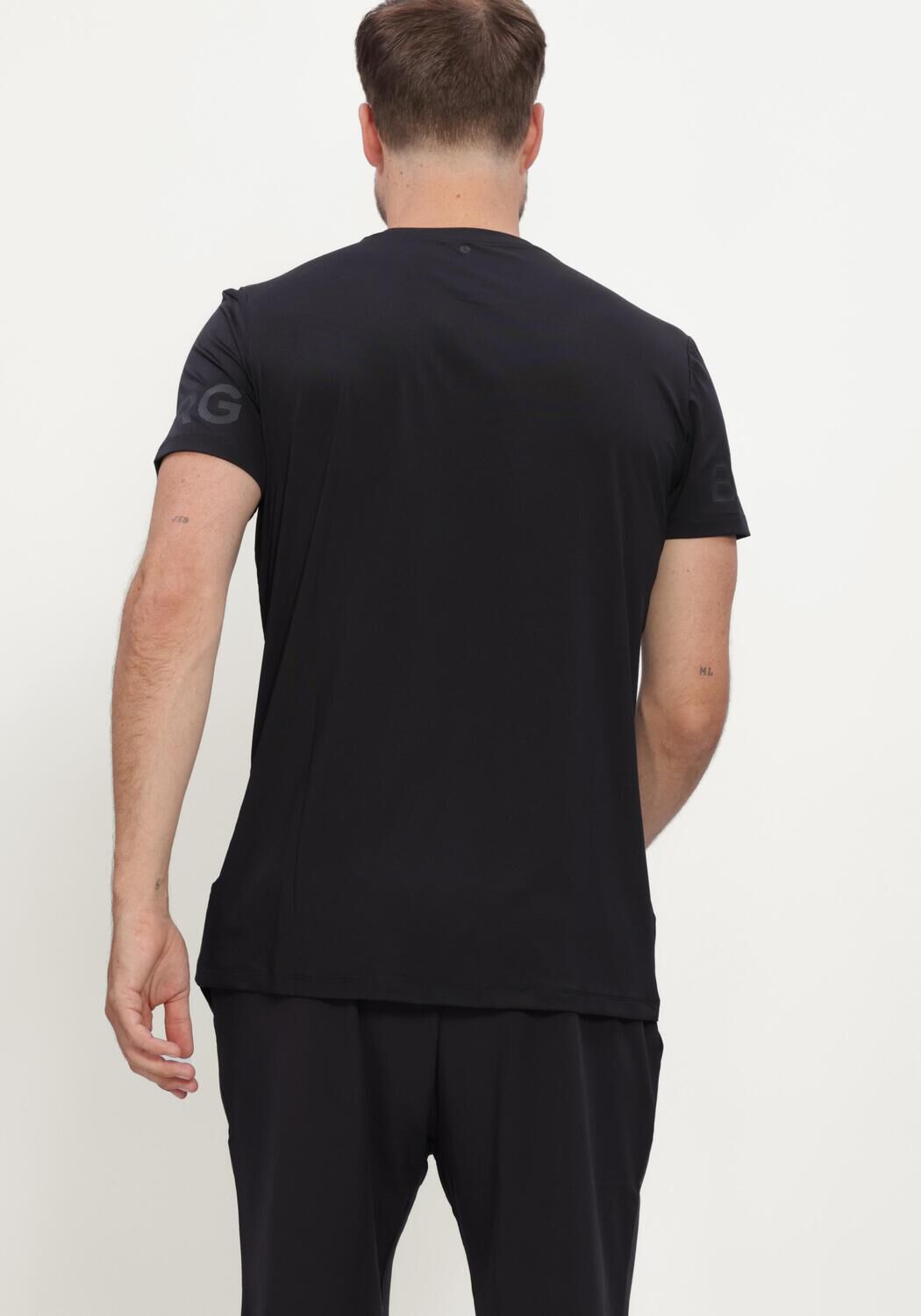 Zwarte BJORN BORG Sportshirts BORG T-SHIRT - large
