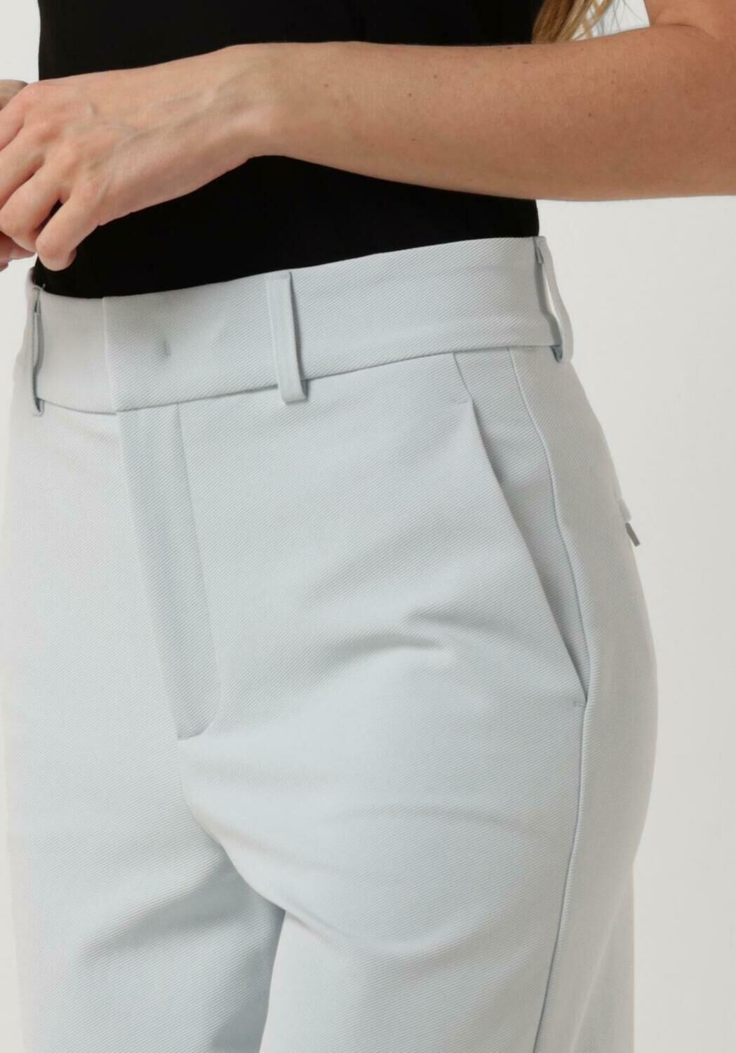 VANILIA Dames Broeken Tailored Twill Lichtblauw