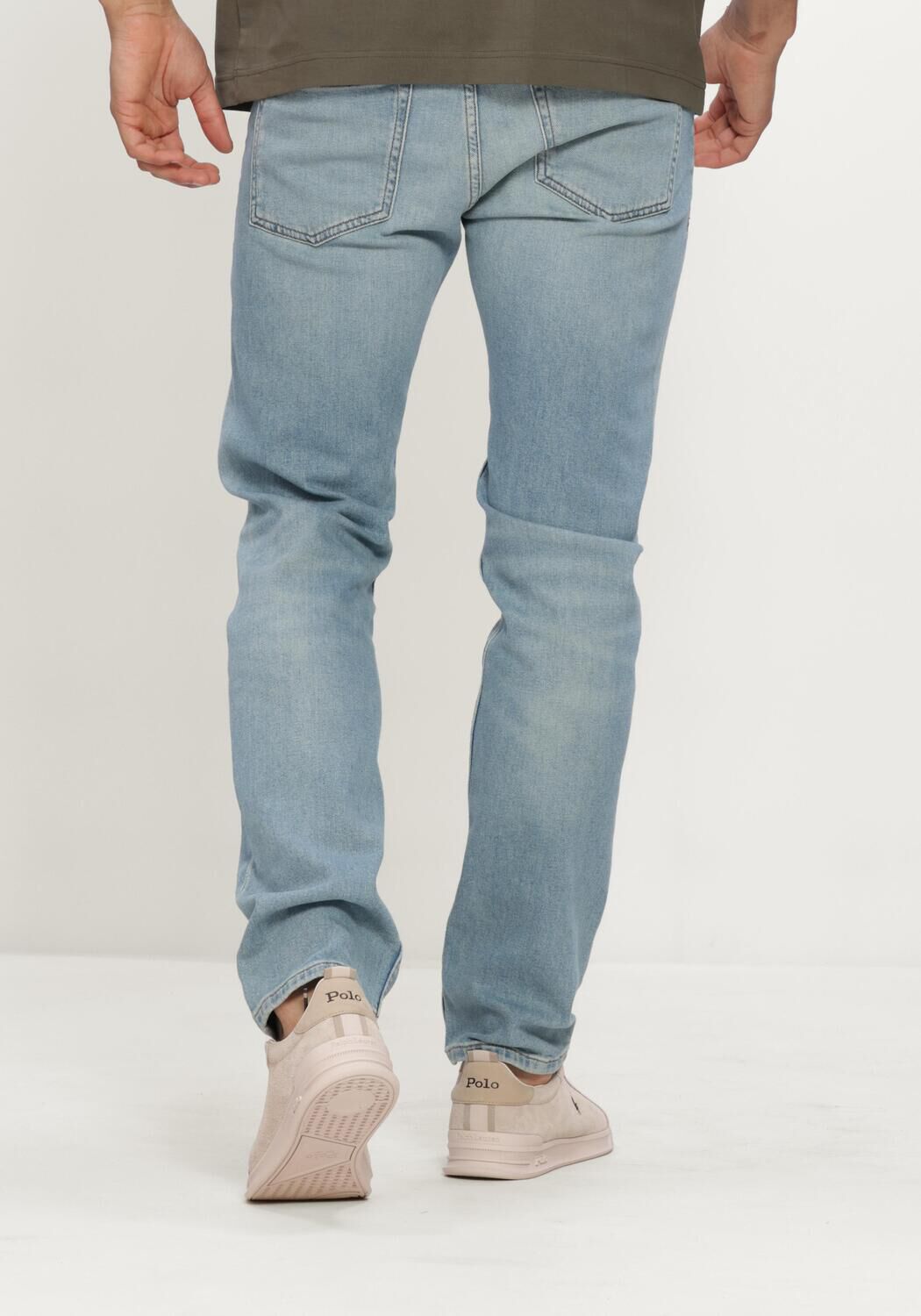 Lichtblauwe BOSS ORANGE Slim fit jeans DELAWARE BO - large