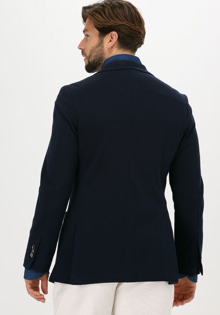 Donkerblauwe PROFUOMO Colbert JACKET KNIT PIQUE - large