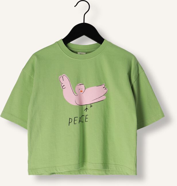 Groene Jelly Mallow T-shirt PEACE T-SHIRT Groene Jelly Mallow T-shirt PEACE T-SHIRT - large