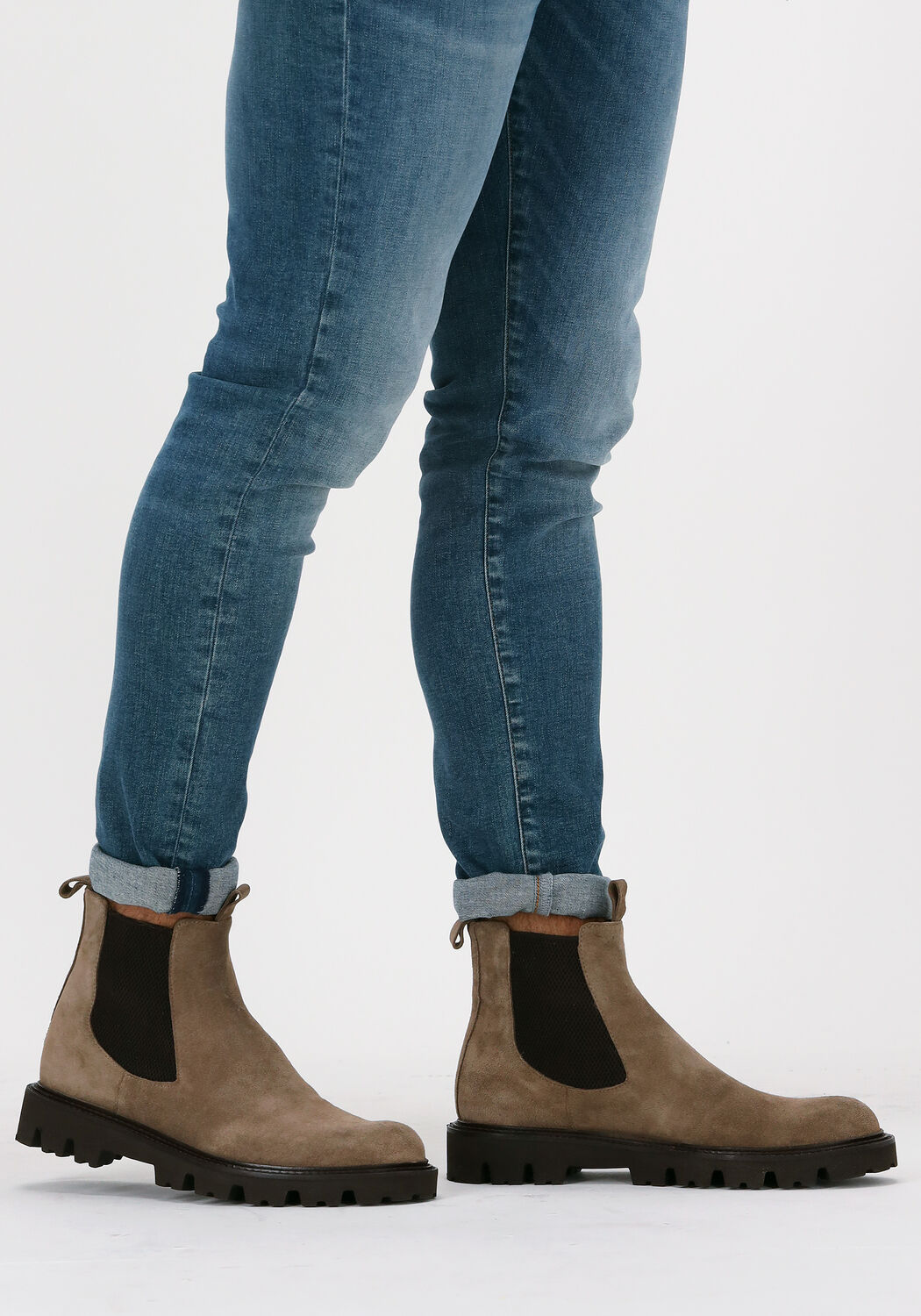 taupe mazzeltov chelsea boots 4275