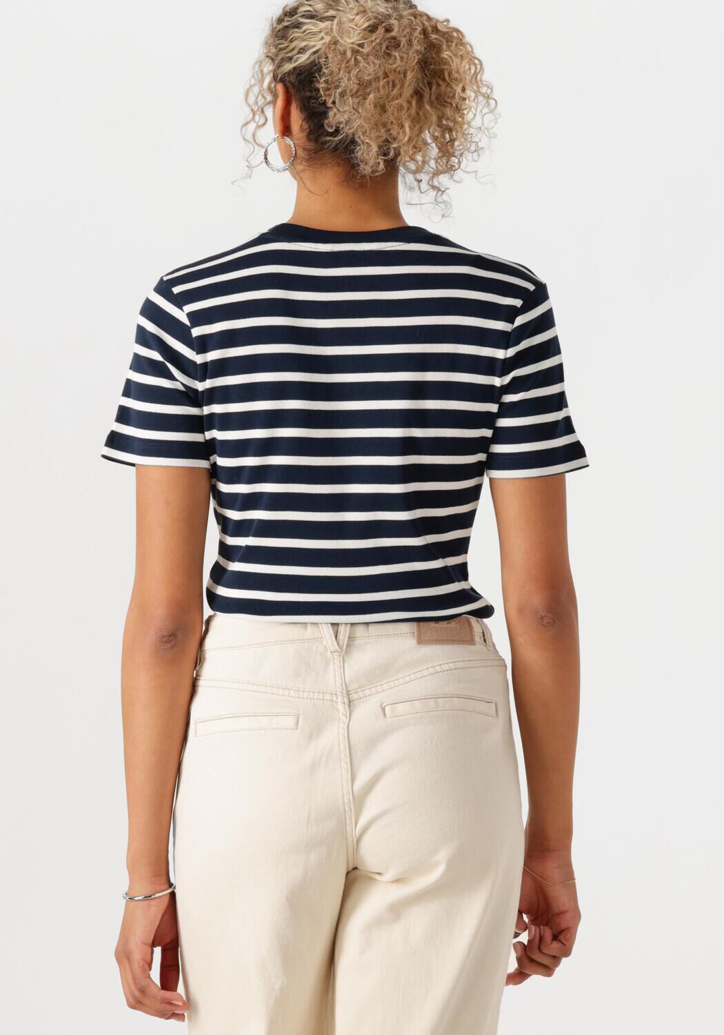 TOMMY HILFIGER Dames Tops & T-shirts Slim Cody C-nk Ss Zwart