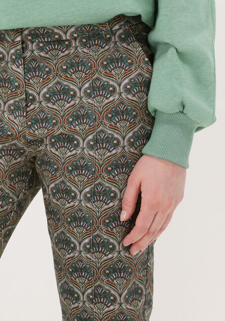 Groene SUMMUM Pantalon TROUSERS ART NOUVEAU COTTON ST - large