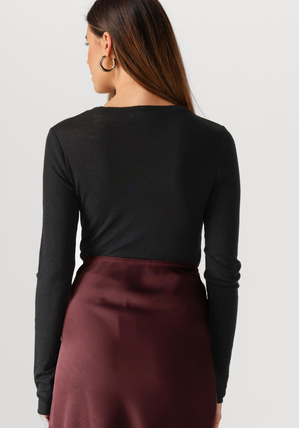ENVII Dames Tops & T-shirts Enanna Ls O-n Tee 7226 Zwart