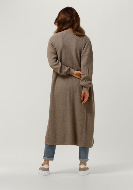 Bruine OBJECT Vest MALENA L/S KNIT LONG CARDIGAN - large