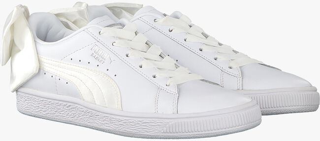 witte PUMA Sneakers BASKET BOW W  - large