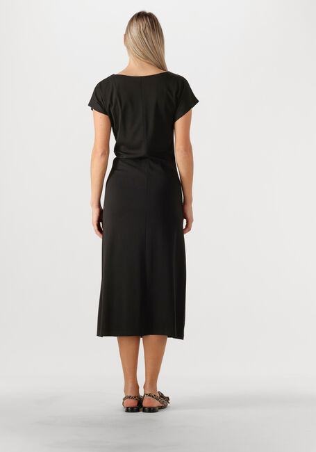 Zwarte KNIT-TED Midi jurk ZWAAN - large